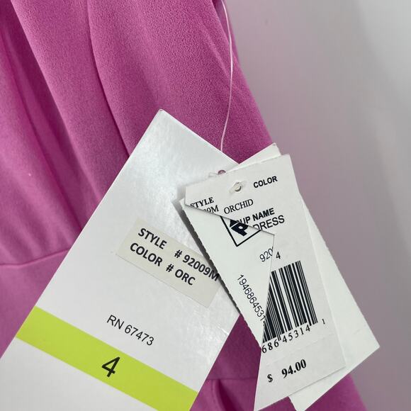 MAISON TARA Dress Size 4 Savanah Midi Cut Out Crepe Fit & Flare Wedding NWT - Picture 5 of 16